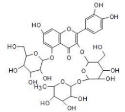 槲皮素-3-o-[α-l-鼠李糖-(1→2)-β-d-葡萄糖基]-5-o-β-d-葡萄糖苷