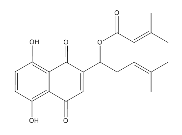 β,β-二甲基丙烯酰阿卡宁|34539-65-6