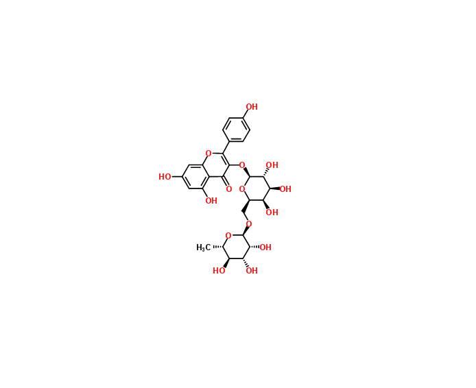 山柰酚-3-o-β-刺槐双糖苷|17297-56-2