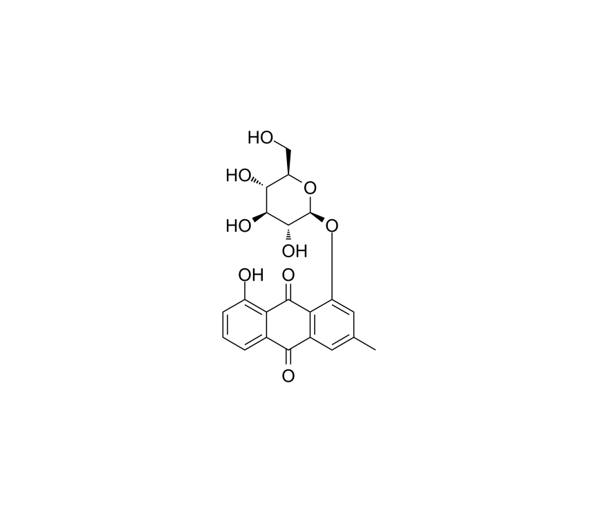 大黄酚-1-o-β-d-葡萄糖苷|4839-60-5