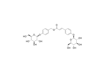 4-(葡糖糖氧基)-肉桂酸葡萄糖氧基苄酯|1435488-35-9