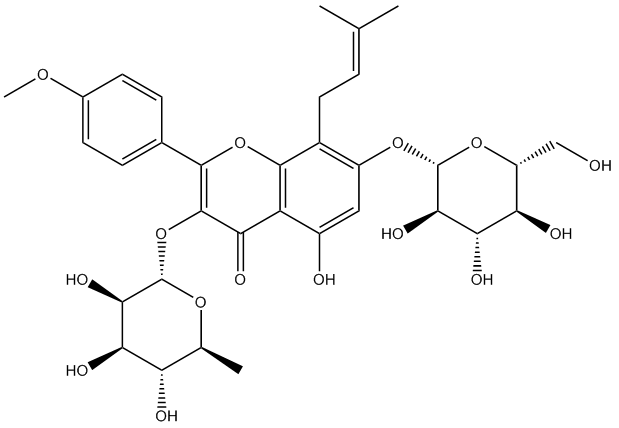 淫羊藿苷_cas:489-32-7