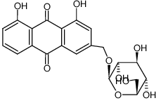 芦荟大黄素-3-（羟甲基）-o-β-d-葡萄糖苷_50488-89-6