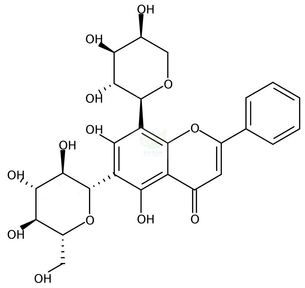 白杨素 6-c-葡萄糖 8-c-阿拉伯糖苷_185145-34-0