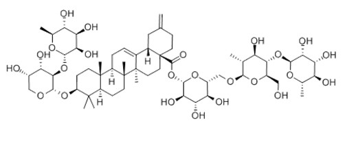 刺五加皂苷b结构式图