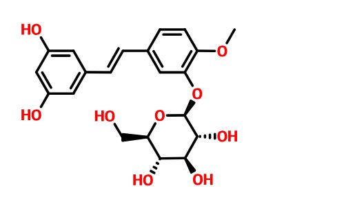 丹叶大黄素-3'-o-葡萄糖苷结构式图片