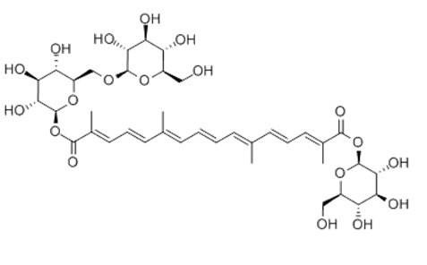 西红花苷ii结构式